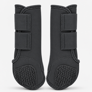 Bottes de sport pour chevaux en néoprène de qualité supérieure pour l'équitation, l'entraînement, la course, le saut d'obstacles et l'utilisation en écurie, avec un ajustement confortable et une protection contre les contusions - Product Image 4