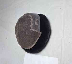 Toupee de Cabello Humano 100% con Frente de Encaje Modelo Q6 para Hombre, Cabello Remy Indio, Diseño Central/Medio, Taz Hair BD - Product Image 6