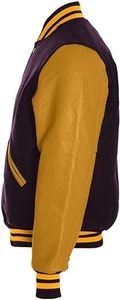 2024 Custom Logo Wool Chenille Stand Baseball Letterman <b>Jackets</b> Men High Vintage Blank Sleeve Varsity <b>Jacket</b> <b>Winter</b> Streetwear - Product Image 5