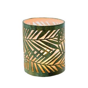 Porte-bougie moderne en métal, conçu pour une décoration d'ambiance, offrant une lueur douce et un équilibre sculptural. - Product Image 1