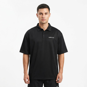Vente en gros de t-shirts pour hommes de qualité supérieure, grandes tailles, t-shirts pour hommes en taille plus, t-shirt polo noir tendance pour hommes - Product Image 1