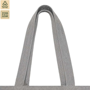 220 GSM Recycled Cotton Promotional Shopping <b>Tote</b> <b>Bag</b> Promotional Shopping 38x42 cm Flat Custom Logo Wholesale OEM Model SS521 - Product Image 3