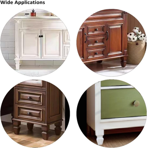 Pieds de canapé en bois massif, forme carrée, pieds de meubles de remplacement, robustes, en bois naturel, pieds de meuble de salon, fabrication OEM, livraison directe d'usine - Product Image 3