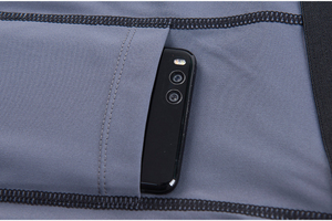 Leggings de yoga pour hommes, taille élastique, compression respirante, antibactériens, motif léopard, sans couture, longueur cheville - Product Image 6