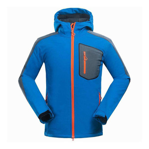 Custom Mens Hooded Softshell <b>Jacket</b> Waterproof Windproof <b>Fleece</b> <b>Lined</b> Outdoor Hiking <b>Jacket</b> OEM ODM Wholesale Manufacturer - Product Image 1