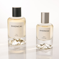 Fragrance Factory Stock Heavy Base Mountain Stone Volcano Bottom 30ml 50ml 100ml Cylinder For Men Women Perfume Bottles