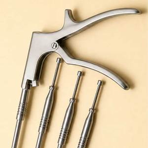 Juego de rongeurs Kerrison desmontables con puntas de 1mm, 2mm, 3mm, 4mm y eje de 20cm para cirugía de columna vertebral - Product Image 6