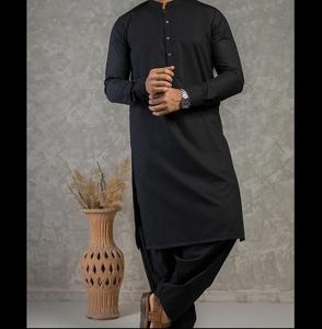 New Arrival 100% Cotton Premium Traditional <b>Men</b> Shalwar Kameez <b>Set</b> Custom Logo Regular Fit Kurta <b>Pajama</b> Supplier Export Quality - Product Image 3
