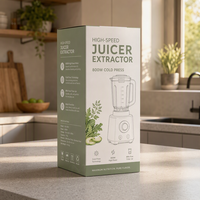 Boîte d'emballage personnalisée pour appareils de cuisine avec impression de photo du produit, boîte de vente en gros et au détail pour petits appareils