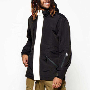 Ensemble veste de snowboard à capuche noire pour homme et pantalon cargo de ski, veste de ski d'hiver avec poches cargo latérales zippées, pour activités de plein air sur la neige - Product Image 5