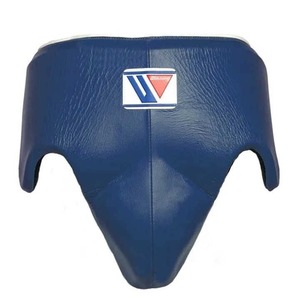 Conjunto de Boxeo y Sparring Personalizado de Cuero Genuino Azul Marino con Protección Facial Completa - Product Image 4
