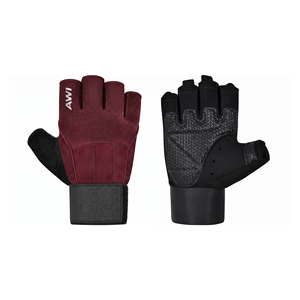 Gants de fitness unisexes personnalisés en gros, demi-doigts, protection de la paume, pour musculation et entraînement en salle de sport, fermeture auto-agrippante - Product Image 2