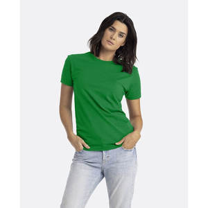 T-shirt unisexe à col rond CVC For Level Apparel 6210, couleur banane personnalisée, 100 % coton, écologique, séchage rapide, pour hommes et femmes - Product Image 4
