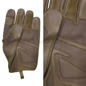 <b>Full</b> Finger Tactical Gloves Goatskin Leather DuPont Kevlar Cut Resistant Non <b>Slip</b> Outdoor Heavy Duty Safety Gloves OEM Bulk - Product Image 4