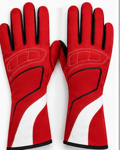 Gants de course rouges pour homme, à doigts entiers, imperméables et légers, avec paume antidérapante, fermeture auto-agrippante, pour karting hivernal et utilisation en extérieur - Product Image 5