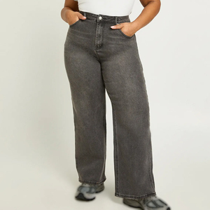 Jeans de Mezclilla Personalizados al por Mayor para Mujer, Transpirables, Casuales, con Lazo, Suministro de Fábrica, Producción de Ropa al por Mayor - Product Image 3