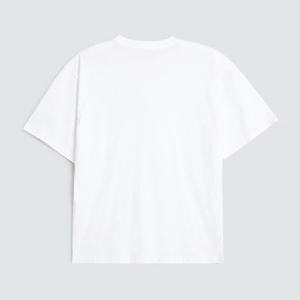 Camiseta Oversize Lisa para Hombre, Algodón Grueso, Corte Holgado, Estilo Urbano, Hombros Caídos, Impresión de Logotipo Personalizado - Product Image 1