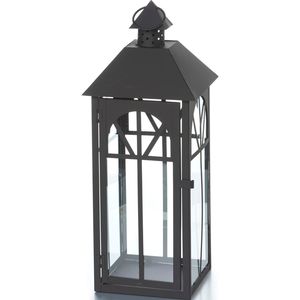 Great Quality Traditional Design Classic Black Metal <b>Lanterns</b> for Home and Camping Lighting - Product Image 1