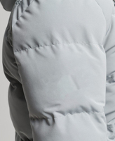 Veste d'hiver matelassée coupe-vent en gros pour homme, col montant, capuche polaire, personnalisable, pour l'extérieur, prix abordable, idéale pour le froid