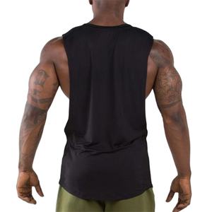 Camiseta Deportiva sin Mangas de Diseño Nuevo, Corte Lateral Abierto, 100% Algodón Ecológico, Estilo Urbano, para Gimnasio y Fitness de Verano - Product Image 2