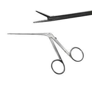 Pinces micro-alligator à dents crantées, mâchoires de 6 mm, 5-1/4 pouces, instrument chirurgical ORL pour sinus nasaux par Vaslcare - Product Image 1
