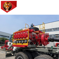 Pompe à piston de cimentation Tiger Rig Triplex HT400 haute pression 220V avec ensemble d'extrémité de fluide pour réservoir sous pression