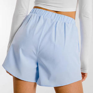Woman Fashion Wear Ladies Designer Summer Weat Training Fitness Workout Running Sports Cotton Custom 2 in 1 Gym Shorts for Women - Product Image 4