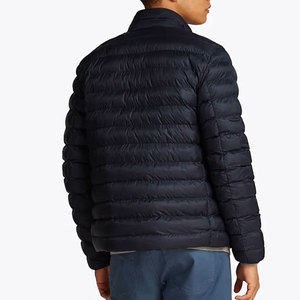 High Quality Custom <b>Light</b> Zipper Winter Men Puffer <b>Jacket</b> Wholesale High Quality Customized Logo <b>Waterproof</b> Puffer <b>Jacket</b> - Product Image 2