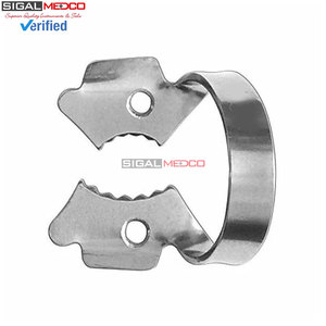 Pinza de dique de goma para instrumentos dentales, de acero inoxidable alemán, para aislamiento manual y control de humedad dental, endodóntica y restaurativa - Product Image 4