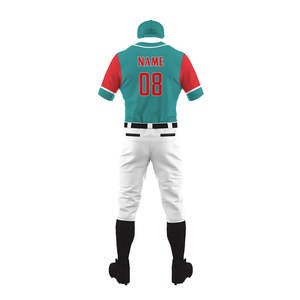 Uniformes de Béisbol Sublimados Recién Llegados a Precio de Fábrica, 100% Poliéster, Nombre y Logotipo Personalizados, Servicio OEM, Absorbe la Humedad, Protección UV - Product Image 2