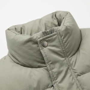 Chaqueta Acolchada Verde Oliva al por Mayor con Capucha, Cremallera Completa, Manga Larga, Abrigo de Invierno de Color Sólido con Relleno de Poliéster para Hombre - Product Image 5