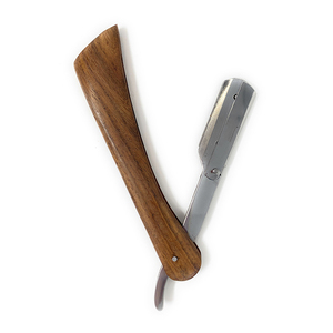 Maquinilla de Afeitar Reutilizable con Mango de Acero Inoxidable y Diseño Profesional para el Cuidado Personal Masculino y Barberías - Product Image 4