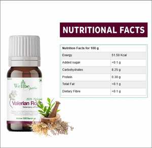 Gotas de Extracto de Raíz de Valeriana Wild Palm de Wellbe, 10 ml |   Extracto Líquido Herbal Natural de Grado Alimenticio para la Relajación y el Sueño - Product Image 4