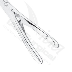 Rongeur à os manuel à double action 10x18mm en acier inoxydable, design droit et courbé, classe I, réutilisable pour usage médical hospitalier - Product Image 6