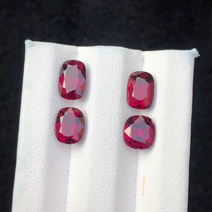 Pierre précieuse grenat naturel 6,65 carats, véritable rouge profond, pierre brute de haute qualité pour la fabrication de bijoux, vente en gros - Product Image 1