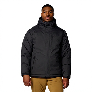 Chaqueta de Motocicleta con Capucha para Hombre, Color Verde Oliva, Impermeable, Transpirable, de Secado Rápido, de Poliéster, Abrigo Informal de Invierno con Cierre Frontal y Logotipo - Product Image 6