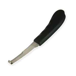 Cuchillo de Herrador Robusto de Doble Filo de Acero Inoxidable Alemán con Mango de Madera para Recorte de Precisión en Equinos y Ganado por Tegra CE - Product Image 4