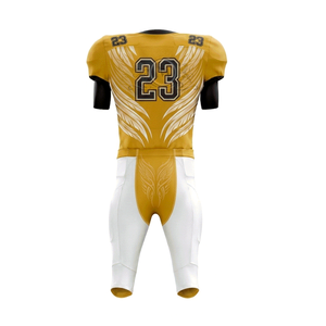 Nouvelle Arrivée Ensembles d'uniformes de football américain pour hommes Personnalisables Vente en gros Manches courtes Respirants Grandes tailles 100% Polyester 10 Ensembles - Product Image 6