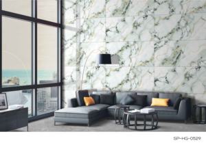 Azulejo de Porcelana Noble Gold de Alto Brillo, Formato Grande 600x1200, Superficie Pulida Premium, para Paredes y Pisos, Uso en Interiores y Exteriores - Product Image 5