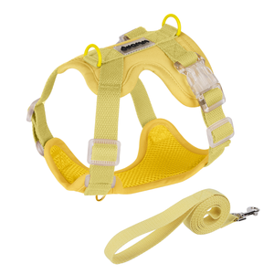 Arnés de perro de diseño personalizado con correa personalizado lindo reflectante doble correas para mascotas conjunto de arnés de perro de lujo - Product Image 1