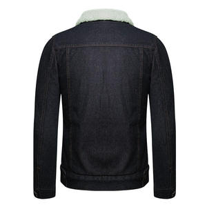 Veste en jean délavé personnalisable avec logo, style rétro, design élégant, en coton confortable, pour activités sportives en extérieur - Product Image 6