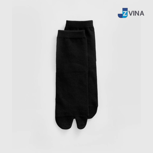 JZVINA <b>Women's</b> <b>White</b> Solid Crew 2 Toe Japanese Style Breathable Cotton Casual Daily Wear Summer <b>Socks</b> - Product Image 4