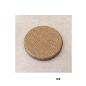 Handcrafted <b>Round</b> Wood Coaster <b>Set</b> Of <b>4</b> Premium Natural Grain Wooden Drink Coasters <b>For</b> Coffee <b>Table</b> Bar And <b>Dining</b> Tableware - Product Image 1