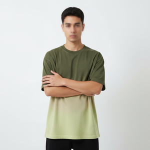 High Quality French Terry Heavy Cotton T <b>Shirt</b> Custom Print Oversized Tee Streetwear Vintage Plain Blank Tshirt for Men's Casual - Product Image 1