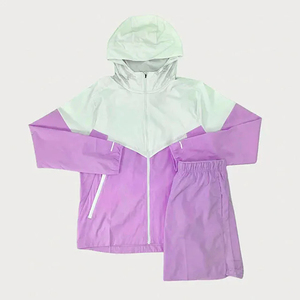Conjunto de Chándal Corto de 2 Piezas para Verano 2026, Chaqueta y Pantalones Cortos Personalizados con Logotipo, Conjunto Deportivo con Cremallera para Mujer - Product Image 4