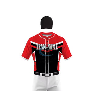 Uniforme de baseball respirant pour homme grande taille en polyester, options personnalisables, durable, vente en gros, couture sans couture - Product Image 6