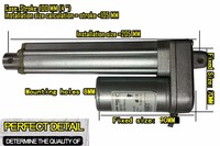 Moteur 120V pour plateforme de ponton pliable de petit bateau, vérin de levage, potentiomètre électrique coulissant