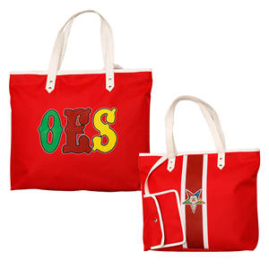 OES Tote <b>Bag</b> Codura & Poly-<b>Vinyl</b> Shoulder <b>Bag</b> with Zipper Closure & Embroidery Waterproof Material & OES Emblem Design - Product Image 1