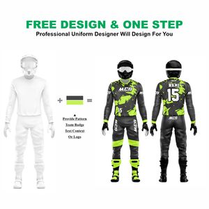 ชุดแข่งรถวิบาก ATV Dirt Bike Off Road MTB BMX Motocross ปี 2027 ดีไซน์ยอดนิยม คุณภาพดีเยี่ยม ผ้าซิลิโคนพิมพ์ลายสุดหรู - Product Image 2