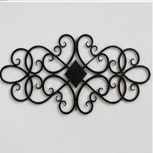 Arte de Pared de Hierro, Diseño Decorativo en Espiral, Adorno de Pared de Metal Negro para Decoración del Hogar, Estilo Antiguo, Artesanía Soldada - Product Image 6